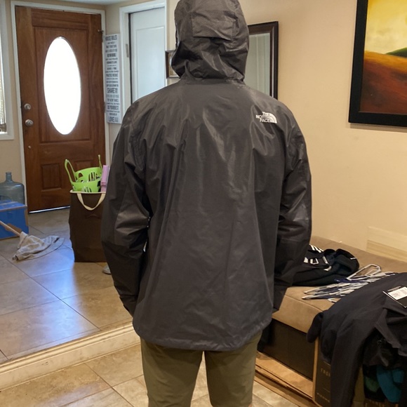 The North Face Rain Shell Jacket Large Gray - Picture 2 of 12